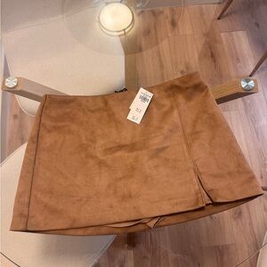 Abercrombie & Fitch Brown Mini Skirt